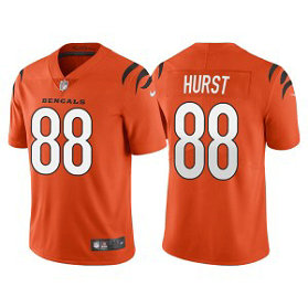 Nike Bengals 88 Hayden Hurst Orange Vapor Untouchable Limited Men Jersey