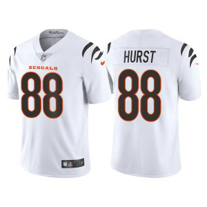 Nike Bengals 88 Hayden Hurst White Vapor Untouchable Limited Men Jersey