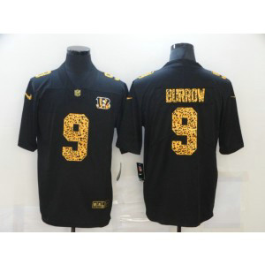 Nike Bengals 9 Joe Burrow Black Fashional Vapor Limited Men Jersey