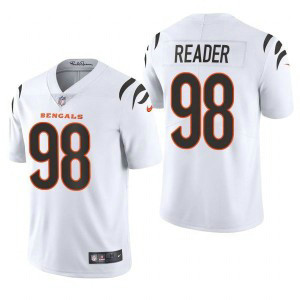 Nike Bengals 98 D.J. Reader White Vapor Untouchable Limited Men Jersey