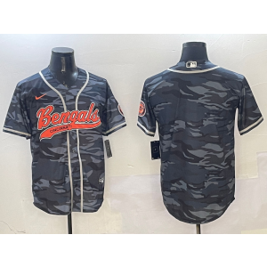 Nike Bengals Blank Camo Vapor Baseball Limited Men Jersey