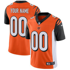 Nike Bengals Orange Men's Customized Vapor Untouchable Player Limited Jersey