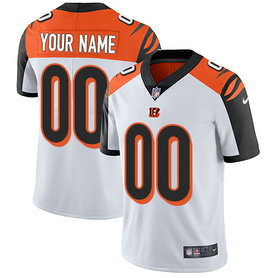 Nike Bengals White Men's Customized Vapor Untouchable Player Limited Jersey
