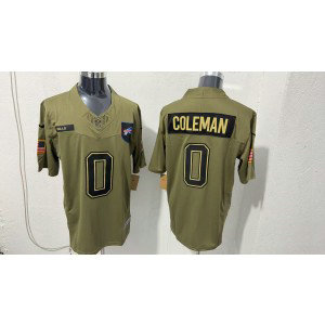 Nike Bills 0 Keon Coleman Olive 2025 Salute to Service F.U.S.E. Vapor Limited Men Jersey