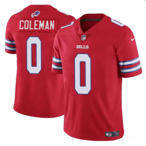 Nike Bills 0 Keon Coleman Red Color Rush Limited Men Jersey