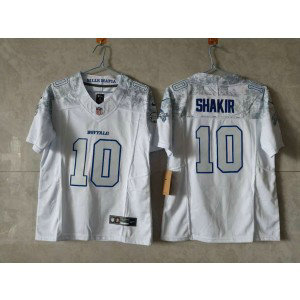 Nike Bills 10 Sharkir White Rivalries F.U.S.E. Vapor Limited Women Jersey