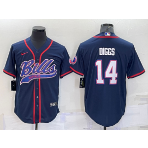 Nike Bills 14 Diggs Navy Vapor Baseball Limited Men Jersey