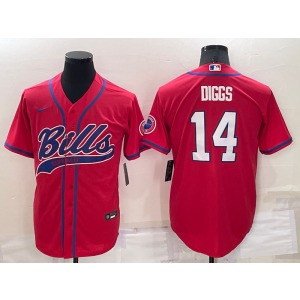 Nike Bills 14 Diggs Red Vapor Baseball Limited Men Jersey