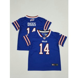 Nike Bills 14 Stefon Diggs Blue Toddler Jersey