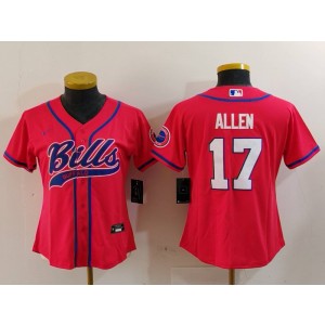 Nike Bills 17 Josh Allen Red Vapor Baseball Limited Youth Jersey