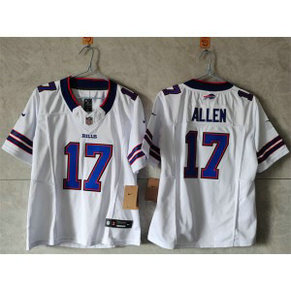 Nike Bills 17 Josh Allen White F.U.S.E. Vapor Limited Women Jersey(Run Small) Nike Bills 17 Josh Allen White F.U.S.E. Vapor Limited Women Jersey(Run Small)