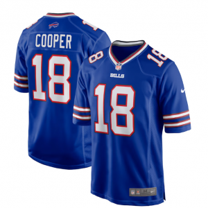 Nike Bills 18 Amari Cooper Blue Vapor Untouchable Limited Men Jersey