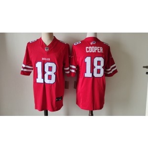 Nike Bills 18 Amari Cooper Red F.U.S.E. Vapor Limited Men Jersey
