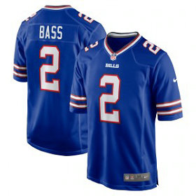 Nike Bills 2 Tyler Bass Blue Vapor Untouchable Limited Men Jersey