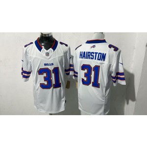 Nike Bills 31 Maxwell Hairston White F.U.S.E. Vapor Limited Men Jersey