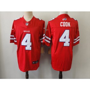 Nike Bills 4 James Cook Red F.U.S.E. Vapor Limited Men Jersey