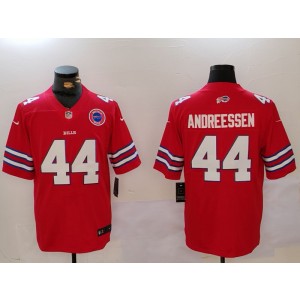 Nike Bills 44 Joe Andreessen Red Vapor Limited Men Jersey with patch