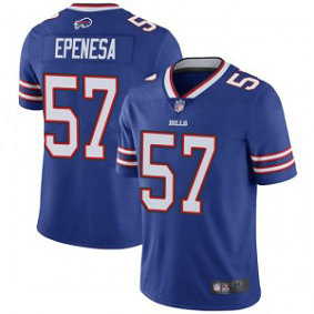 Nike Bills 57 AJ Epenesa Royal 2020 NFL Draft Vapor Limited Men Jersey