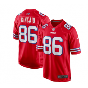 Nike Bills 86 Dalton Kincaid Red Vapor Untouchable Limited Men Jersey