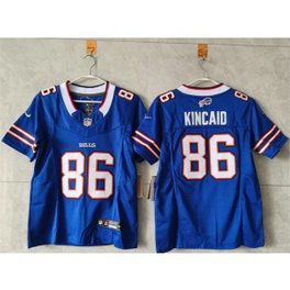 Nike Bills 86 Dalton Kincaid Royal F.U.S.E. Vapor Limited Women Jersey(Run Small)