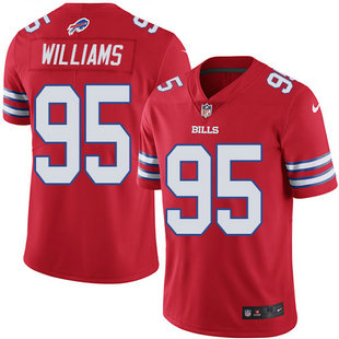 Nike Bills 95 Kyle Williams Red Color Rush Limited Jersey
