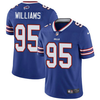 Nike Bills 95 Kyle Williams Royal Vapor Untouchable Player Limited Jersey