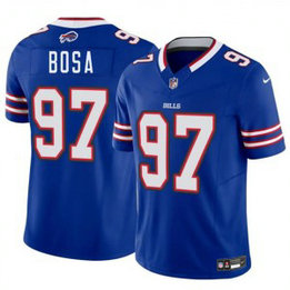 Nike Bills 97 Joey Bosa Blue F.U.S.E. Vapor Limited Men Jersey