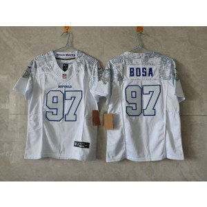 Nike Bills 97 Joey Bosa White Rivalries F.U.S.E. Vapor Limited Youth Jersey