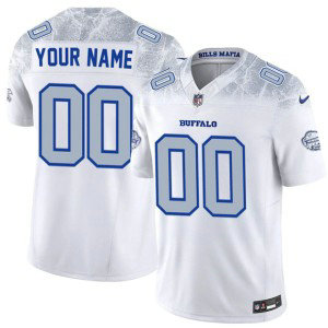 Nike Bills Customized White 2025 Rivalries F.U.S.E. Vapor Limited Men Jersey