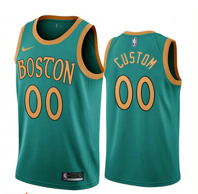 Nike Boston Celtics Custom Green 2019-20 City Edition NBA Jersey