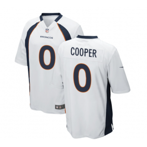 Nike Broncos 0 Cooper White Vapor Untouchable Limited Men Jersey