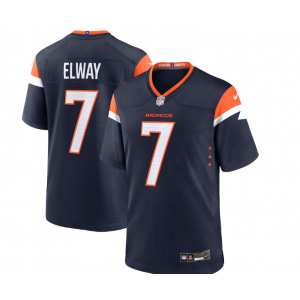 Nike Broncos 7 John Elway Blue Vapor Untouchable Limited Men Jersey