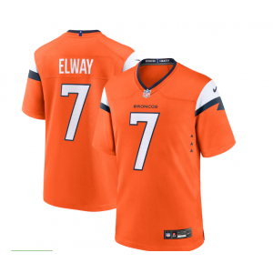 Nike Broncos 7 John Elway Orange Vapor Untouchable Limited Men Jersey