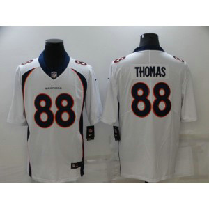 Nike Broncos 88 Demaryius Thomas White Vapor Untouchable Limited Men Jersey