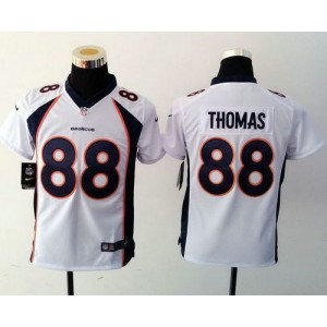 Nike Broncos 88 Demaryius Thomas White Youth Stitched NFL Jersey