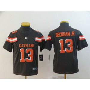 Nike Browns 13 Odell Beckham Jr Brown Vapor Untouchable Limited Youth Jersey