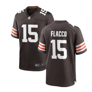 Nike Browns 15 Flacco Brown Vapor Untouchable Limited Men Jersey