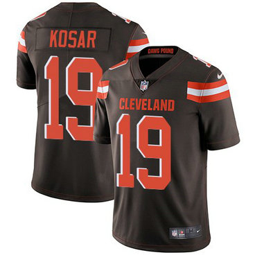 Nike Browns 19 Bernie Kosar Brown Vapor Untouchable Limited Jersey
