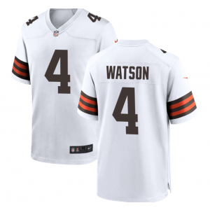 Nike Browns 4 Deshaun Watson White Vapor Untouchable Limited Men Jersey