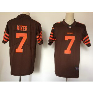 Nike Browns 7 DeShone Kizer Brown Color Rush Limited Men Jersey