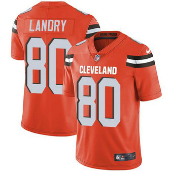 Nike Browns 80 Jarvis Landry Orange Vapor Untouchable Limited Jersey