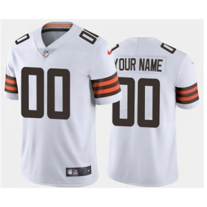 Nike Browns Customized 2020 New White Vapor Untouchable Limited Men Jersey
