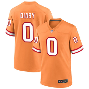 Nike Buccaneers 0 DIABY Orange Vapor Untouchable Limited Men Jersey