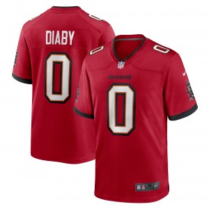 Nike Buccaneers 0 DIABY Red Vapor Untouchable Limited Men Jersey