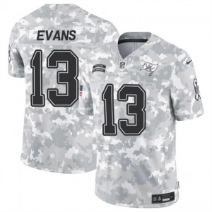 Nike Buccaneers 13 Mike Evans Arctic Camo 2024 F.U.S.E. Salute to Service Limited Men Jersey (Runs Small)