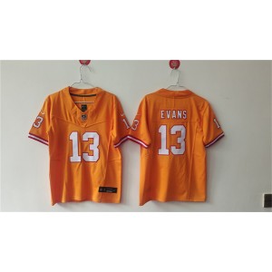 Nike Buccaneers 13 Mike Evans Orange F.U.S.E. Vapor Limited Women Jersey