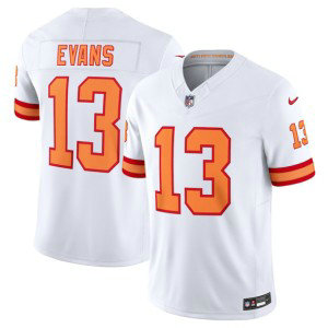 Nike Buccaneers 13 Mike Evans White F.U.S.E. Vapor Limited Men Jersey with 50th Anniversary Patch