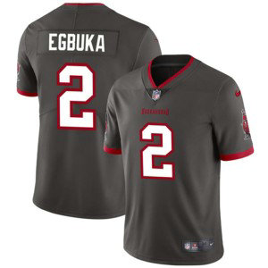 Nike Buccaneers 2 Emeka Egbuka Grey Vapor Limited Men Jersey