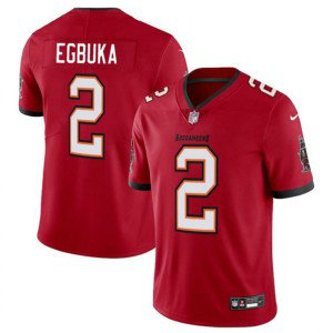 Nike Buccaneers 2 Emeka Egbuka Red Draft Vapor Limited Men Jersey