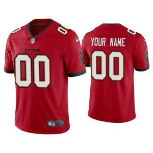 Nike Buccaneers 2020 New Red Customized Vapor Untouchable Limited Men Jersey